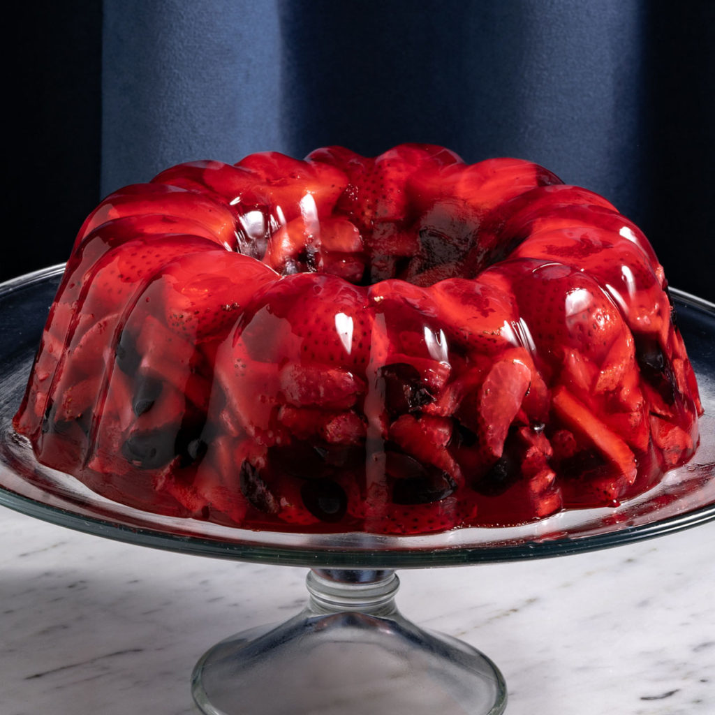 Gelatina Roja Gelatinas y Flanes Pale Celebration Bakery